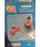 Bring On The Sun Inflatable Arm Bands, Age 3-6, Red, 2 Lot - $11.29