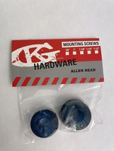 Blue Swirl Classic Style Skateboard Bushings By Grind King - Soft 80a - $6.99