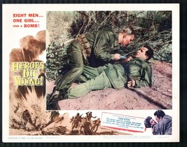 Heroes Die Young 11&quot;x14&quot; Lobby Card #1 Roger Browne Scott Borland War - £35.17 GBP