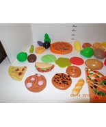 Huge Pretend Play food and Dish Lot 85 Plus Items - €65,66 EUR