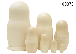 Blank Nesting Doll - 8&quot; w/ 7 Piece Set - £51.15 GBP