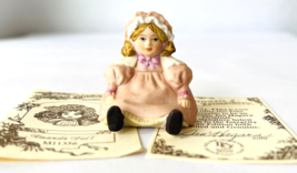 Jan Hagara Porcelain Miniature Amanda Doll M11356 Ltd Ed w/ Box &amp; COA 1990 - £15.10 GBP