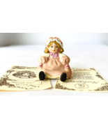 Jan Hagara Porcelain Miniature Amanda Doll M11356 Ltd Ed w/ Box &amp; COA 1990 - £15.15 GBP