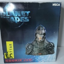 Planet Of The Apes ATTAR Ceramic Cookie Jar NEW Sealed Neca Gorilla Warrior - £38.94 GBP