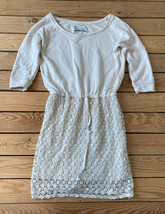 Saturday Sunday Anthropologie Women’s Knee Length Sweater Dress Size XS Cream J2 - £15.45 GBP