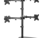 VIVO Quad 13 to 30 inch Monitor Free-Standing Mount, Fully Adjustable De... - £95.57 GBP