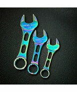 Asahi LCWU Mini Combo Wrench SET 10mm,12mm,14 mm LIGHTOOL Titanium Ion P... - $94.00
