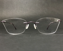 Airlock Eyeglasses Frames SEVEN-SIXTY 215 505 Purple Cat Eye 55-21-140 - £74.60 GBP