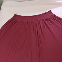 Sipersoft By Torrid Womens Pink Elastic Waist Circle Buttom Skirt Size 5 image 8