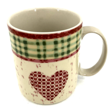 Coventry Genuine Stoneware Americana Coffee Mug Tea Rooster Red Green Ex... - £6.99 GBP