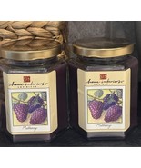 Vintage Home Interiors Scented Jar Candles Lot of 2 Mulberry Lidded Berr... - $44.40 CAD