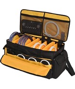 Large DJ Equipment Gig Bag Cable File Organizer Bag with Detachable Divi... - £59.28 GBP