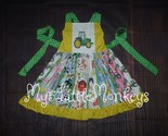 NEW Boutique Farm Tractor Animals Girls Sleeveless Panel Twirl Dress - $19.99