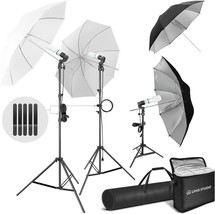 Limostudio 700W Output Photography Umbrella Continuous Lighting Kit, Lms103 - £75.17 GBP