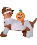 AIRBLOWN INFLATABLE 222387 HALLOWEEN MUMMY DOG W/PUMPKIN 4.5&#39; - NEW! - €27,58 EUR