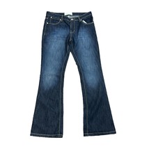 Paper Denim &amp; Cloth Womens Flare Jeans Size 10 Stretch Dark Wash 5 Pocket - $24.75