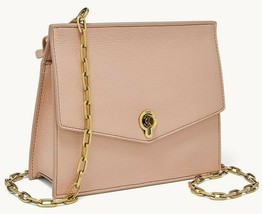 Fossil Stevie SM Chain Crossbody Pink Leather Dusty Rose SHB2211656 NWT $138 Y - £54.58 GBP