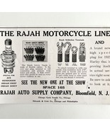 Rajah Auto Supply Motorcycle Line 1925 Advertisement Harley Plugs DWCC13 - $552.13 MXN