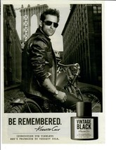 2010 Print Ad Vintage Black Cologne by Kenneth Cole Be Remembered Sexy Man - £11.55 GBP