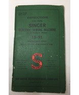 Singer 15-91 Manual Instructions - $24.75