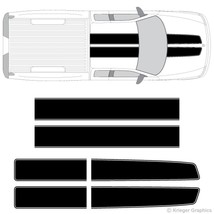 For 1set dodge dakota ez rally racing stripes 3m vinyl stripe decals graphics thumb200
