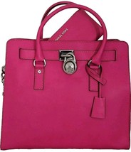 Michael Kors Hamilton Large Raspberry Pink Saffiano Tote BAG+/OR Walletnwt! - £74.00 GBP+