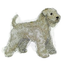Amazing Custom Dog Portraits[Wheaten Terrier ] Embroidered Iron On/Sew Patch [5. - £10.25 GBP