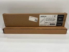 8 PC Acuity ABSSS-4C Anchor Bolt For 4&quot; Square Straight Steel Pole and T... - $83.00