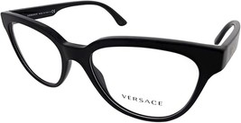 Versace Eyeglasses VE3315 GB1 54mm Black / Demo Lens - $2,035.40 MXN