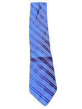 Stafford Tailored Culture Men’s Purple Silk Striped Designer Tie - £7.81 GBP