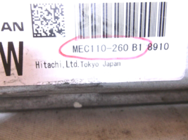 2009..09  NISSAN  ALTIMA  2.5L  W/O HYBRID  /ENGINE CONTROL COMPUTER image 2