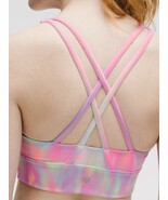 LULULEMON Energy Bra Longline Medium Support Psychedelic 2 4 6 8 10 12 1... - $119.90