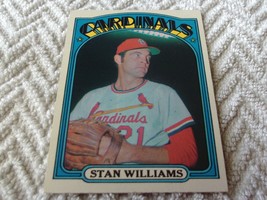 1972 Topps # 9 Stan Williams Cardinals Near Mint / Mint Or Better !! - £35.45 GBP