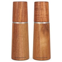 Marlow Wood Mill Set - Balanced Salt and Pepper Grinders - Refillable Sp... - $215.09