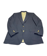 John Alexander Blazer Jacket Men&#39;s Navy Blue Notch Lapel Single-Breasted... - $39.66