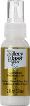 FolkArt Gallery Glass Paint 2oz-Glitter Gold - $9.25