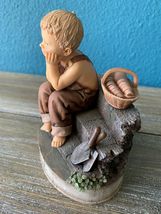 Demdaco Vintage Virtues “Patience” Boy Figurine By Kathy Killip (2002) - £23.85 GBP