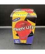 Party Light Red Transparent Lightbulb Tested Works 25 Watt Standard A19 - $6.82 CAD