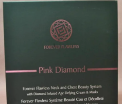 FOREVER FLAWLESS-PINK DIAMOND NECK &amp;CHEST BEAUTY SYSTEM-AGE DEFYING CREA... - £212.09 GBP