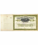 Gold Hill Copper Co Stock Certificate, Mining Stock: Certificate #B54 - ... - $90.00