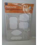 Fiskars Shape Template TM Brackets &amp; Journal Clear Acrylic-BRAND NEW-SHI... - $17.70