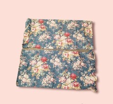 Ralph Lauren CHADWICK Ocean Wash Blue Floral King Shams Pillowcases - £98.92 GBP