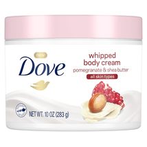 Dove Whipped Body Cream Dry Skin Moisturizer Pomegranate and Shea Butter Nourish image 1