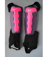 Nike Youth Charge Shinguard Black + Pink Sz.  M, - £0.77 GBP