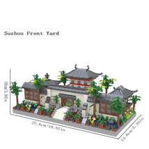 Suzhou Garden Puzzle Micro Particle Assembly Type Building Block Ethnic ... - £19.13 GBP+