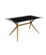 LeisureMod Modern 55&quot; Rectangular Dining Table for 4 to 8 People with Gl... - $16,531.20 MXN+