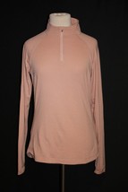 Rei Co-op Shirt Women&#39;s Size M Medium Light Pink 1/4 Zip Pullover Lightweight - £15.59 GBP