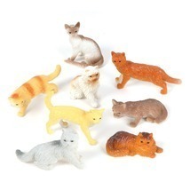 12 Miniature Cat Figurines - $18.99