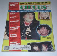 Dokken Kiss Motley Crue Circus Magazine Vintage 1985 Ratt Twisted Sister - $24.99