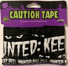 Fun World Halloween Haunted: Keep Out ~ 50&#39; Caution Tape New Halloween Decor - £5.32 GBP